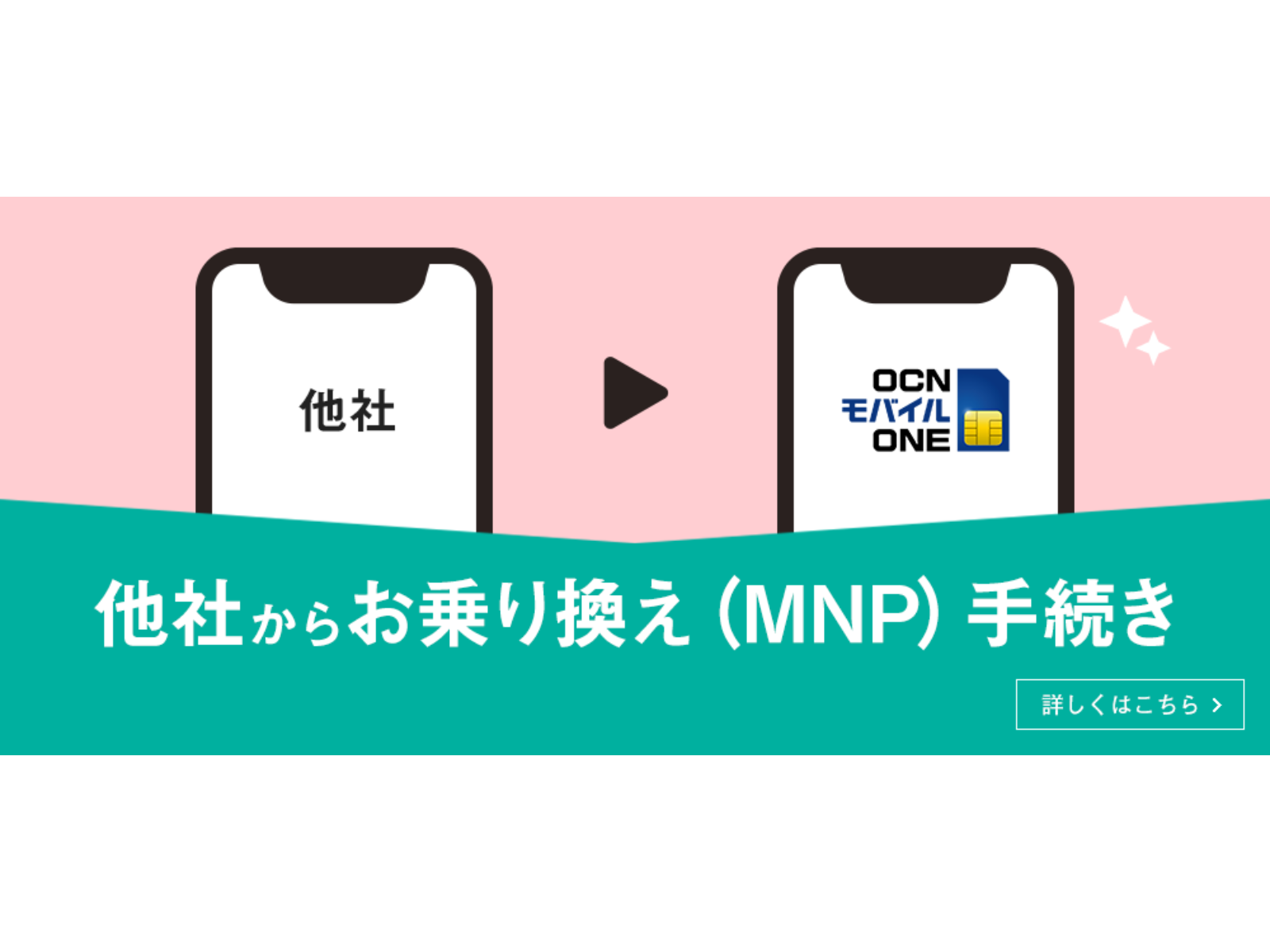OCN モバイル ONE 広告バナー